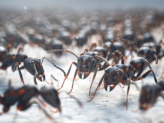 Ant Movement and Coordination: Understanding the Mechanics of Their March