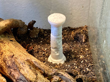 Load image into Gallery viewer, Terrarium Decoration &quot;Pillar I&quot; - Marble colored Terrarium Decor