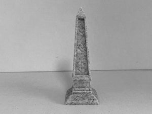 Terrarium Decoration "Obelisk" - Marble colored Terrarium Decor