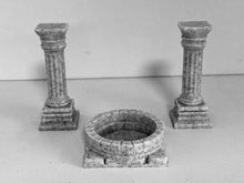 Load image into Gallery viewer, Terrarium Feeder Set &quot;Dungeon&quot; - Marble colored Feeder for Geckos, Lizard &amp; Spiders