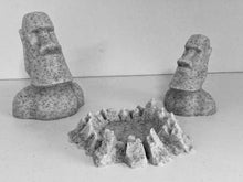 Load image into Gallery viewer, Terrarium Feeder Set &quot;Easter Island&quot; - Marble colored Feeder Set for Geckos, Lizard &amp; Spiders